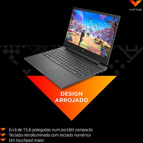Computador Portátil Gaming HP Victus 15-fb0020np | 15,6'' | GeForce RTX 3050 | Ryzen 5 5600H | 16GB | 512GB SSD - Image 5