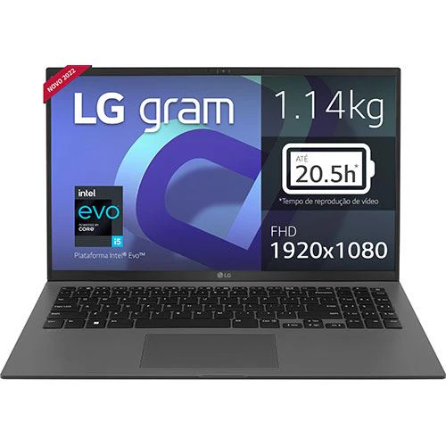 Computador Portátil LG Gram 15Z90Q-G.AA52P | 15,6'' | EVO i5-1240P | 16GB | 256GB