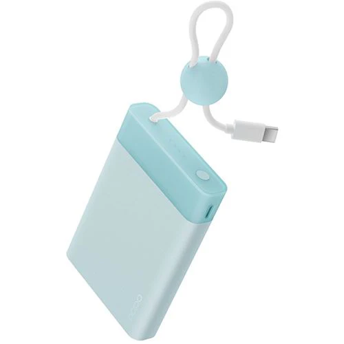 Powerbank+ Capa Magnética OPPO para Reno 14F / FS - Azul / Branco - Image 4