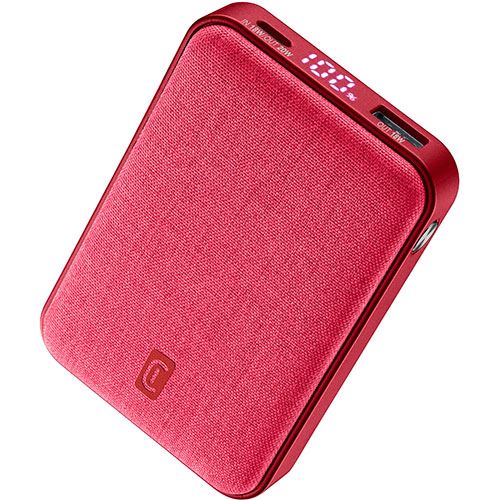 Powerbank Cellularline Glam PBGLAM10000PDR - 10000mAh - Rosa