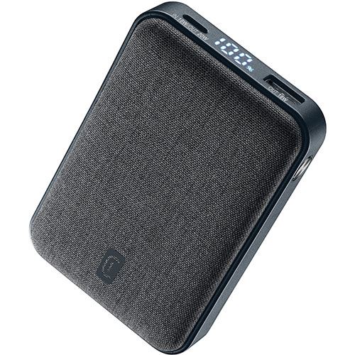 Powerbank Cellularline PBGLAM10000PDK - 10000mAh - Preto