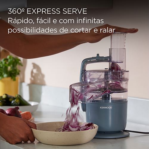 Processador de Alimentos Kenwood MultiPro Go FDP23.140GY - Azul - Image 2