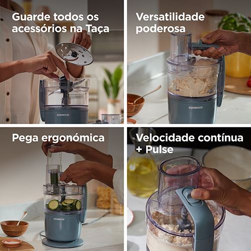 Processador de Alimentos Kenwood MultiPro Go FDP23.140GY - Azul - Image 4