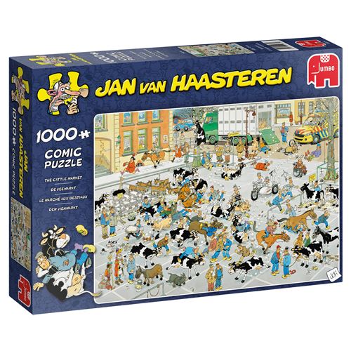 Puzzle Cattle Market 1000 Peças