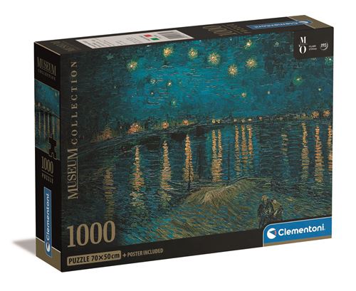 Puzzle Compact Museum Collection: Orsay Van Gogh - 1000 Peças - Clementoni