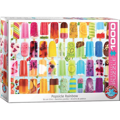 Puzzle Eurographics: Popsicle Rainbow - 1000 Peças | Inclui Póster - Sig Toys