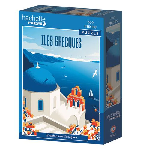 Puzzle Ilhas Gregas - 500 Peças - Hachette | Nature & Découvertes