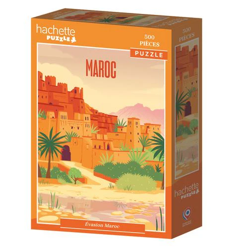 Puzzle Marrocos - 500 Peças - Hachette | Nature & Découvertes