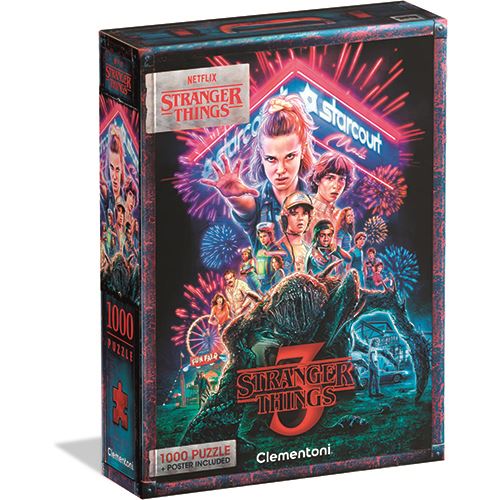 Puzzle Stranger Things | Imagem 3 - 1000 Peças - Clementoni