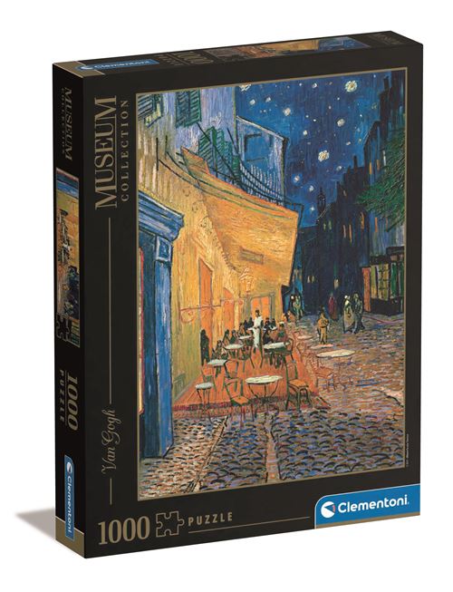 Puzzle Van Gogh: O Terraço do Café à Noite - 1000 peças - Clementoni