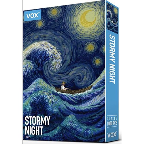 Puzzle Vox: Stormy Night - 1000 Peças | Inclui Póster- Sig Toys