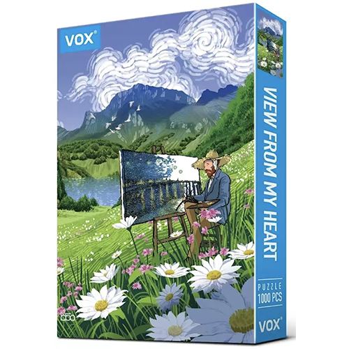 Puzzle Vox: View From My Heart - 1000 Peças |  Inclui Póster - Sig Toys