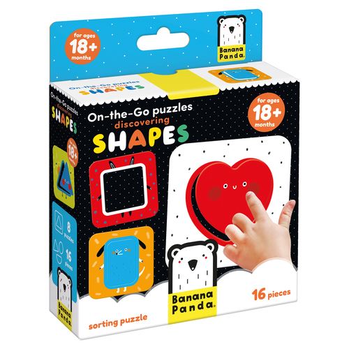 Puzzles On-The-Go Discovering Shapes - Banana Panda