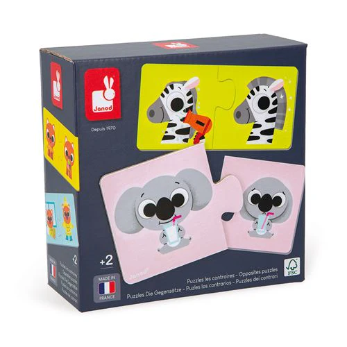 Puzzles Opostos - 12 Puzzles - Janod