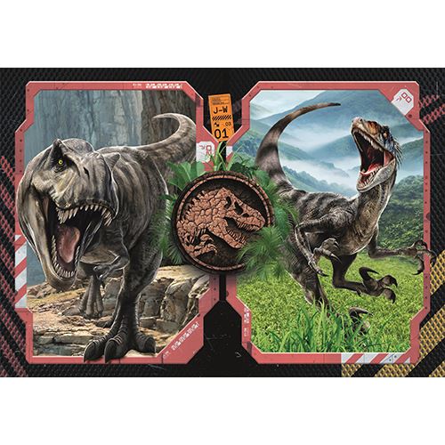 Puzzles Super Color 2x60 Jurassic World Rebirth - Clementoni - Image 2
