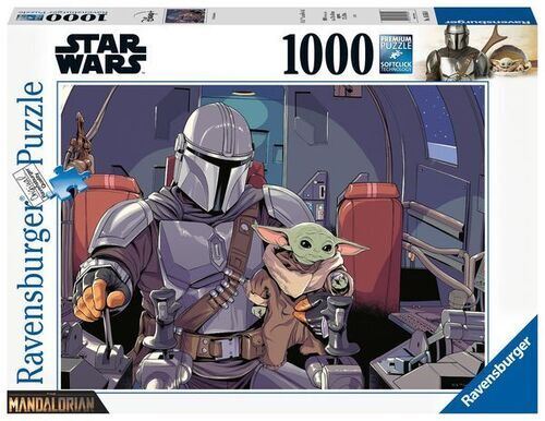 Puzzle Star Wars: The Mandalorian - 1000 Peças - Ravensburger