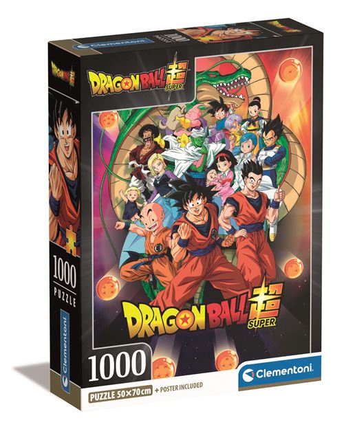Puzzle Dragonball - 1000 Peças - Clementoni