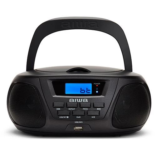Rádio Portátil Aiwa CD Bluetooth BBTU-300BKMKII