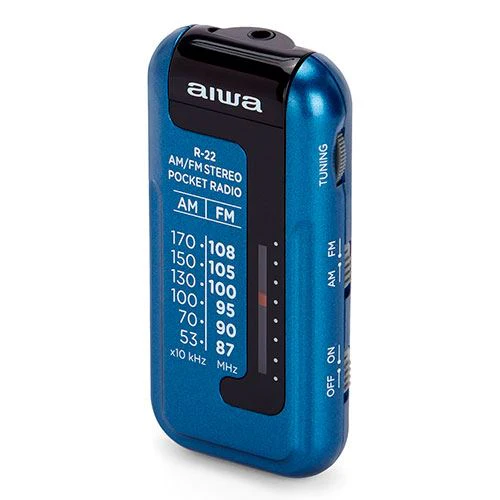 Rádio de Bolso Aiwa R-22BL - Azul
