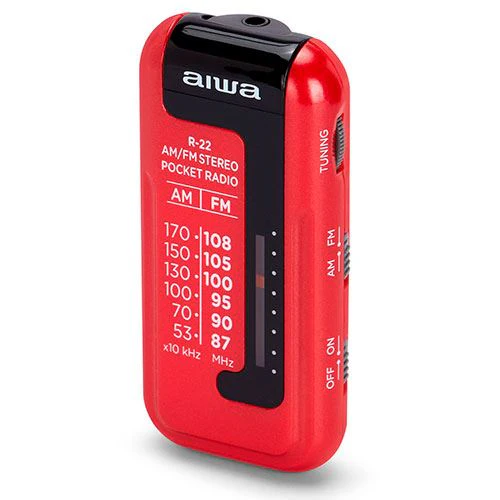 Rádio de Bolso Aiwa R-22RD - Vermelho