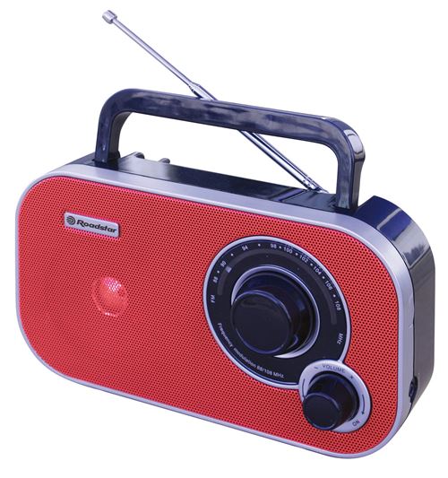Rádio Portátil Roadstar TRA-2235/RD Vermelho