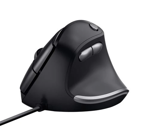 Rato Vertical Ergonómico Trust Bayo - Preto