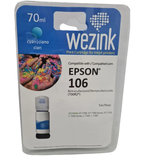Recarga de Tinta Wezink 106 Cyan