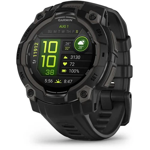 Relógio Desportivo Garmin Instinct 3 45mm AMOLED - Preto
