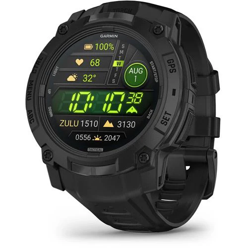 Relógio Desportivo Garmin Instinct 3 Tactical Edition 50mm AMOLED - Preto