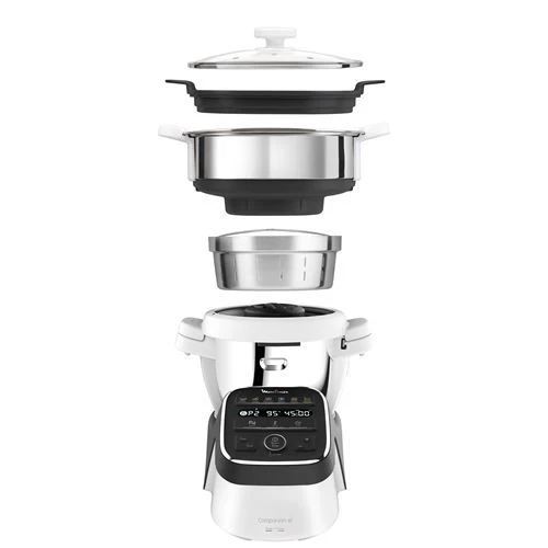 Robot Multifunções Moulinex Companion XL HF8098PT com Tampa em Inox - Outlet - Grade B - Image 2