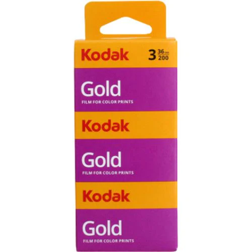 Rolo Kodak Gold 200 135/36 Exp - 3 Unidades