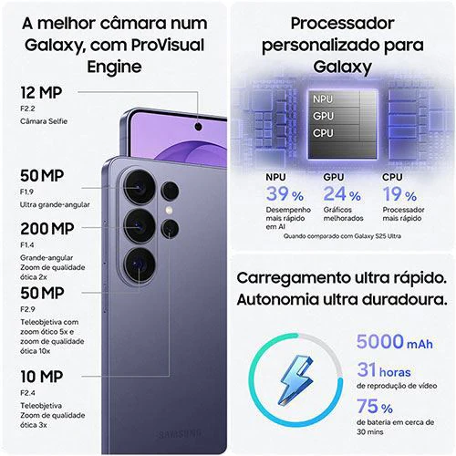 Samsung Galaxy S26 Ultra - 512GB - Violeta - Image 3