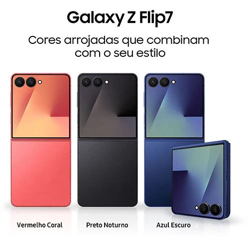 Samsung Galaxy Z Flip7 - 512GB - Preto Noturno - Image 2
