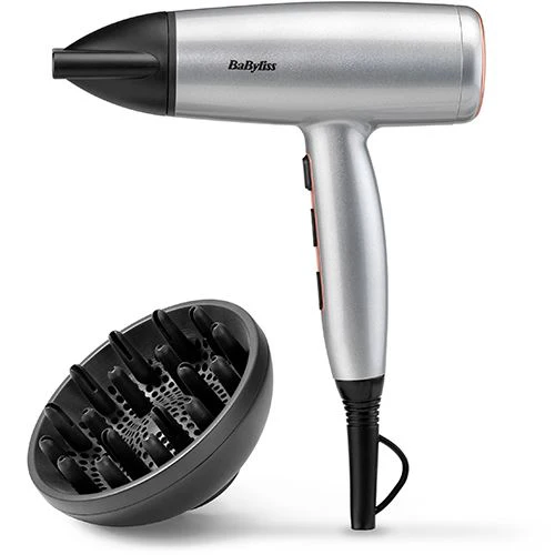 Secador de Cabelo Babyliss D580DE Cosmos Compact - Prateado