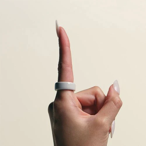 Smart Ring Oura Ring 4 Ceramic - Cloud - Tamanho 13 - Image 10