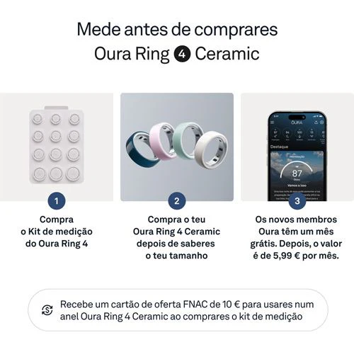 Smart Ring Oura Ring 4 Ceramic - Petal - Tamanho 14 - Image 3