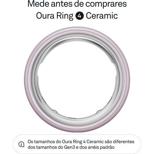 Smart Ring Oura Ring 4 Ceramic - Petal - Tamanho 5 - Image 2
