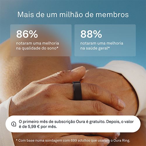 Smart Ring Oura Ring4 - Black - Tamanho 14 - Image 7