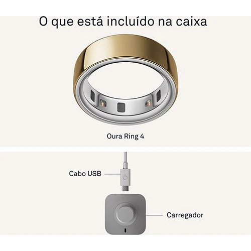 Smart Ring Oura Ring4 - Gold - Tamanho 8 - Image 5
