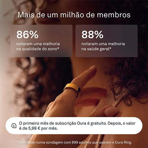 Smart Ring Oura Ring4 - Gold - Tamanho 8 - Image 9