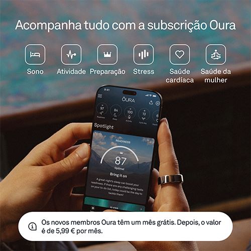 Smart Ring Oura Ring4 - Stealth - Tamanho 12 - Image 6