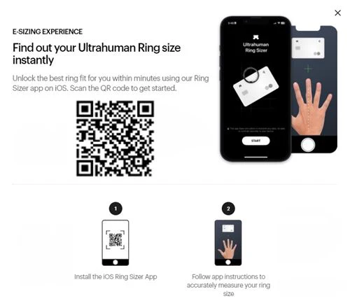 Smart Ring Ultrahuman Ring Air - Matte Grey - Tamanho 6 - Image 8