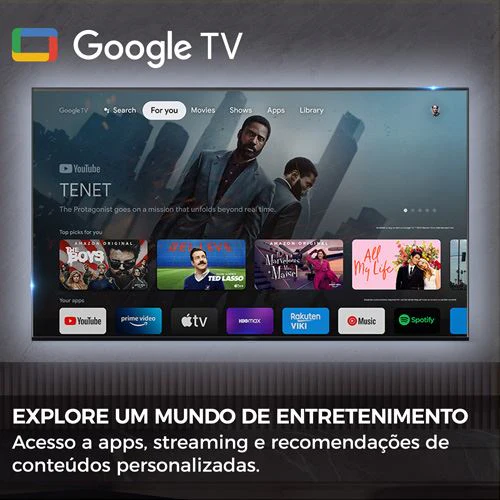 Smart TV Haier 55" LED UHD 4K H55K85FUX Google TV - 140cm - Image 3