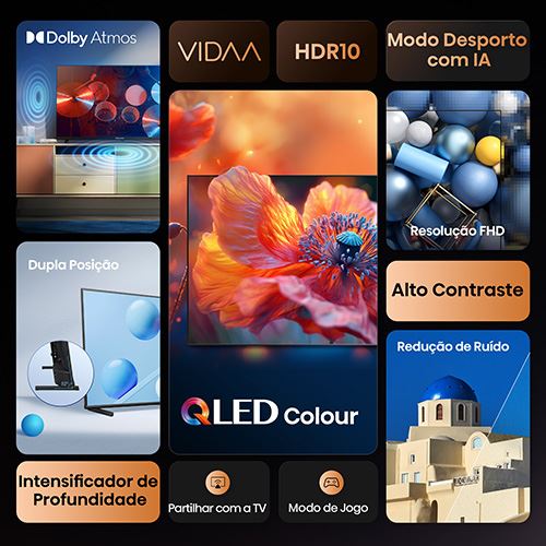Smart TV Hisense 40" QLED FHD 40A5Q - 101cm - Image 3