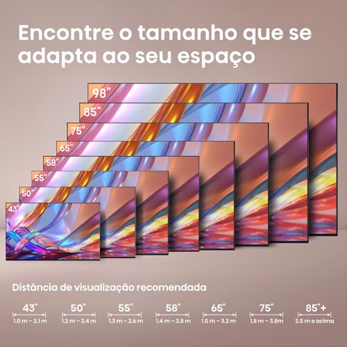 Smart TV Hisense 43" QLED UHD 4K 43E7S - 109cm - Image 14