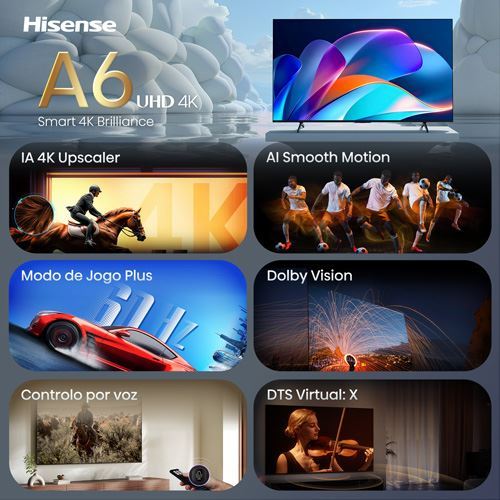 Smart TV Hisense 50" LED UHD 4K 50A6S - 127cm - Outlet - Grade A - Image 12