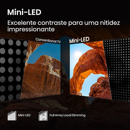 Smart TV Hisense 50" Mini-LED UHD 4K 50U7Q - 127 cm - Image 4
