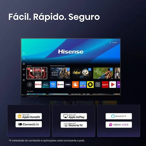 Smart TV Hisense 55" QLED UHD 4K 55A7Q - 140cm - Outlet - Grade A - Image 8