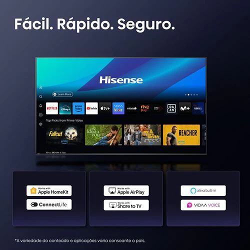 Smart TV Hisense 58" LED UHD 4K 58A6Q - 147cm - Outlet - Grade A - Image 6