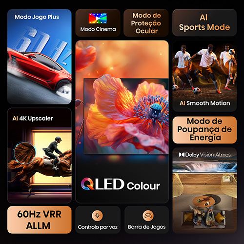 Smart TV Hisense 65" QLED UHD 4K 65E7Q - 165cm - Image 3